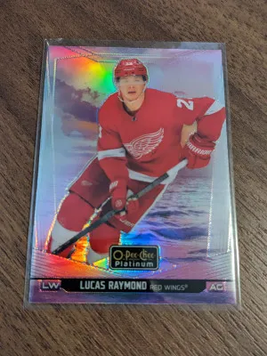 Lucas Raymond #46 Sunset 2024-25 O-Pee-Chee OPC Platinum front