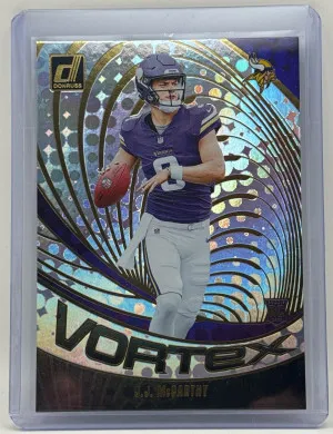 2024 Donruss Vortex JJ McCarthy RC front
