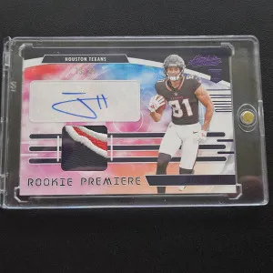 Rookie Patch Auto Jayden Higgins/24 front