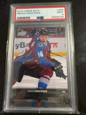 Mikko Rantanen Young Guns Psa 9 front