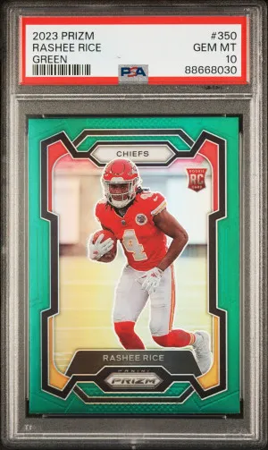 2023 Panini Prizm Rashee Rice Green Prizm front