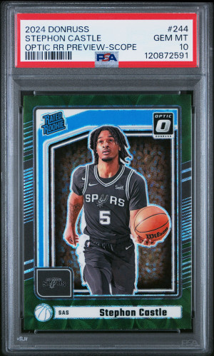 2024 Panini Donruss Stephon Castle Optic Rr Preview-Scope front