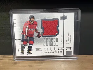 2021-22 Upper Deck Premier - 20th Anniversary Jersey Alex Ovechkin #AJ-AO front