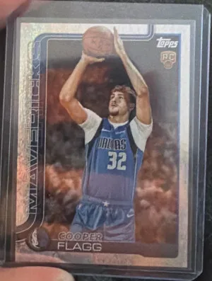 2025 Topps RC Cooper Flagg Sand Glitter Parallel front