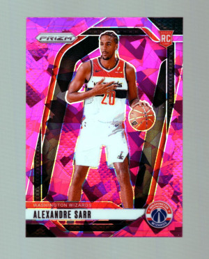 2024 Alexandre Sarr Prizm Pink Ice #264 front