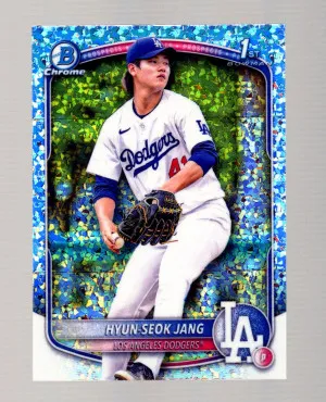 2025 Bowman Hyun-Seok Jang Chrome Mini Diamonds Refractor 1st Prospect #BCP-51 front