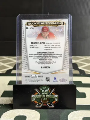 Adam Klapka Rainbow Platinum Auto back