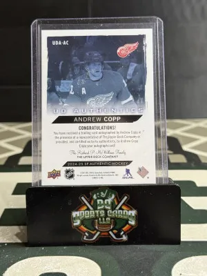 Andrew Copp Ud Authentics Auto back