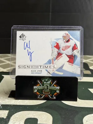 Alex Lyon Sign Of The Times Auto front