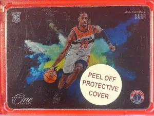2024 Panini One Color Blast Alexandre Sarr front