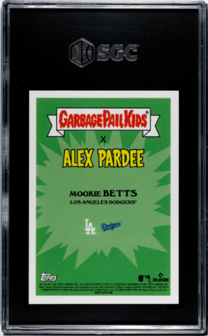 2022 Topps Gpk X Mlb #5A Mookie Bats (Series 2) SGC 10 back