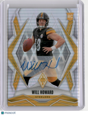 2025 PHOENIX WILL HOWARD SILVER AUTO /199 RC ROOKIE front