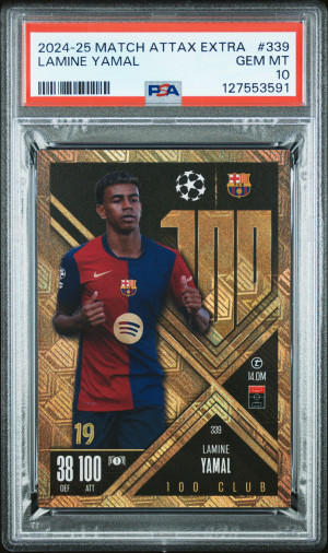 2024-25 Topps Match Attax Extra Uefa Club Competitions Lamine Yamal front