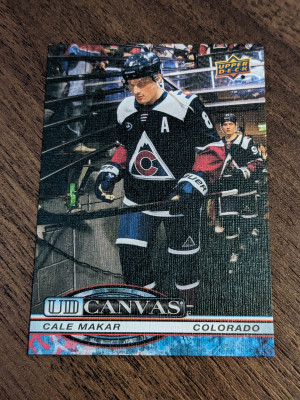 Cale Makar ud canvas 2025-26 front