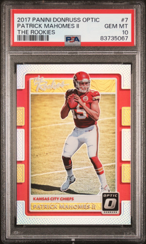 2017 Panini Donruss Optic The Rookies Patrick Mahomes Ii The Rookies front
