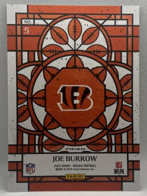 2025 Mosaic Joe Burrow JUMBO stained glass back