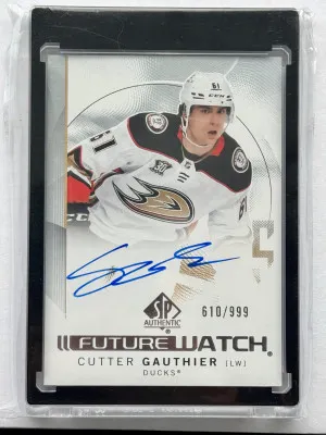 2024-25 SP Authentic Future Watch Auto - Cutter Gauthier front