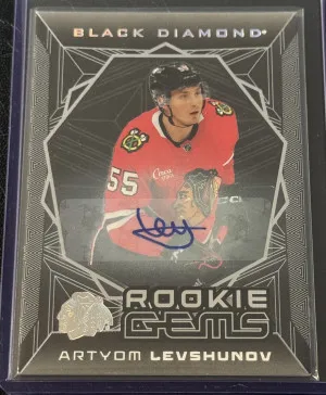 Artyom Levshunov Rookie Gems Auto 1/25 front