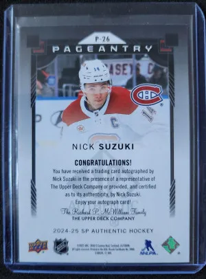 Nick Suzuki Pageantry Auto back