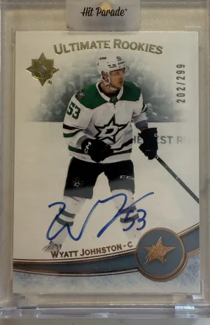 Wyatt Johnston Ultimate Rookie Auto /299 front