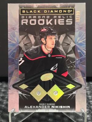 2025-26 UD Black Diamond Alexander Nishikin Diamond Relic Rookies (DOuble Daiamond) 92/99 front