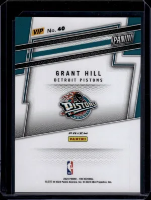 2024 Panini The National VIP Party Grant Hill #40 Tiger Stripes back