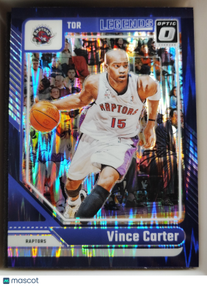 2024-25 Panini Donruss Optic Legends #245 Vince Carter Purple Shock front