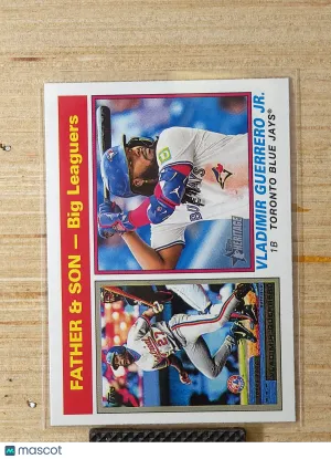 2025 Topps Heritage Father & Son #69 Vladimir Guerrero front