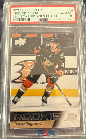 2021 Upper Deck Nhl Star Rookies Box Set Trevor Zegras Nhl Star Rookies Box Set front