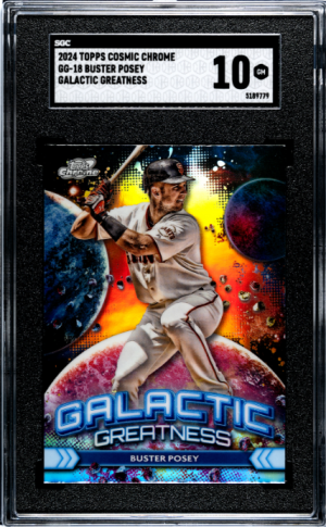2024 Topps Cosmic Chrome #GG-18 Buster Posey Galactic Greatness SGC 10 front
