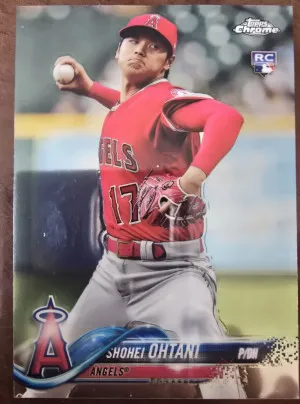 2018 Topps Chrome Shohei Ohtani HMT1 front