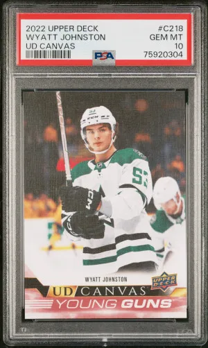 2022 Upper Deck Ud Canvas Wyatt Johnston Ud Canvas front