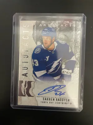 2025-26 Artifacts Darren Raddysh Auto front