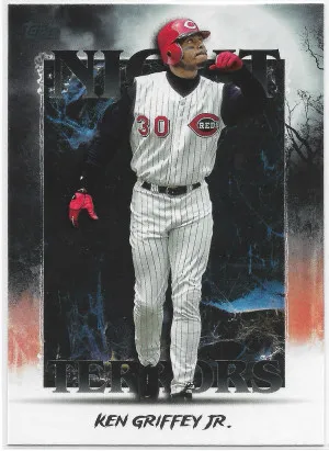 2025 Topps Update Series Ken Griffey Jr. #NT-7 Night Terrors - Cincinnati Reds front