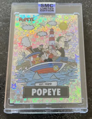 Saturday Morning Cards SMC 2024 POPEYE Stars Variant  /100 SP RARE front