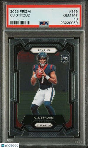 2023 Prizm - CJ Stroud - RC Rookie #339 - PSA 10 - GEM MINT front