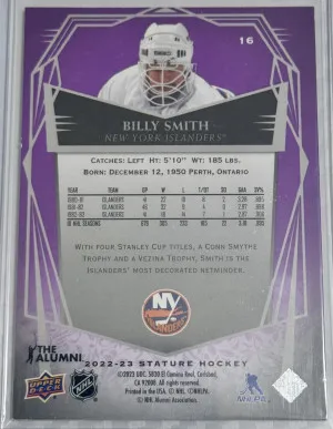 Billy Smith 1/1 Stature Purple back