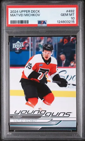 2024 Upper Deck Matvei Michkov front