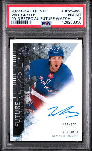 2023 Sp Authentic 2013-14 Retro Autograph Future Watch Will Cuylle 2013 Retro Au Future Watch front