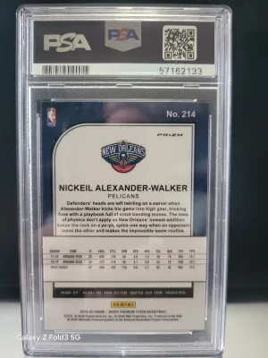 2019 Panini Hoops Premium Stock N.alexander-Walker Pulsar back