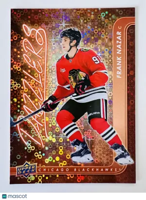 2024 Upper Deck Series 2 Dazzlers Frank Nazar Orange Rookie front