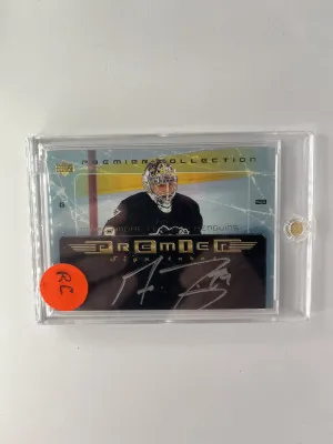 MARC-ANDRE FLEURY 2003-04 Premier Collection Auto ROOKIE front