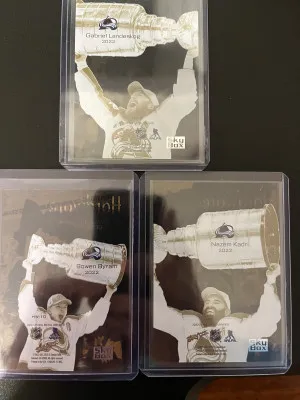 22-23 Skybox Hardware Avs lot - Landeskog, Kadri, Byram back