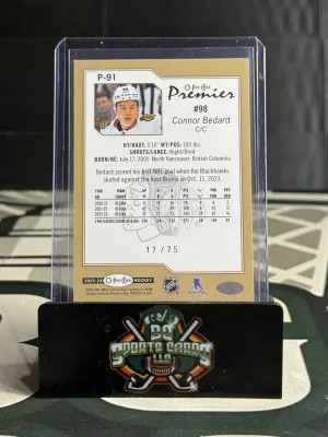 Connor Beard Rookie O Pee Chee Premier /75 back