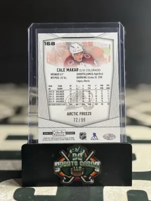 Cale Makar Artic Freeze /99 back