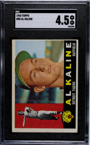 1960 Topps Al Kaline SGC 4.5 front