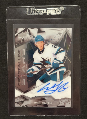 2024-25 Upper Deck Clear Cut Crystalline Stars Autos #CSAWS Will Smith front