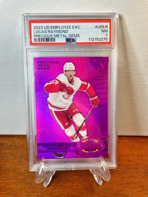 2023 UD Metal PMG Precious Metal Gems LUCAS RAYMOND Purple Employee Exclusive front