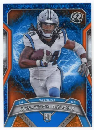 2024 Topps Resurgence #113 Jonathon Brooks Blue and Orange Spark Rookie front
