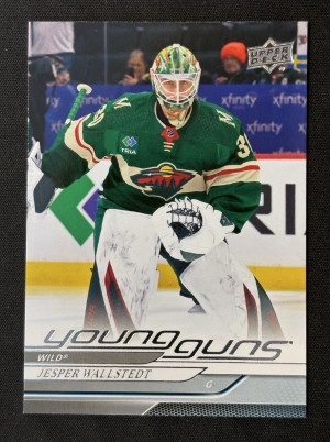 2024-25 Upper Deck Series One YG #202 Jesper Wallstedt front